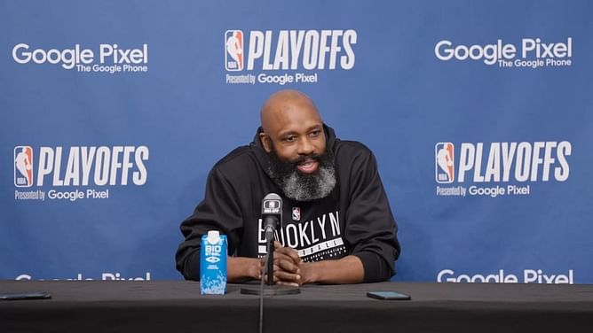 "I've never seen that before"- Jacque Vaughn stunned to see Joel Embiid stay in game after groin kick in Game 3