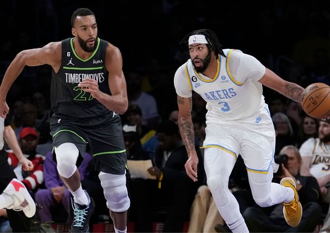 "We felt bad so we let the Lakers win crazy"- NBA fans destroy Rudy Gobert after he said he felt pity for Anthony Davis when he was down injured