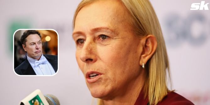 Martina Navratilova continues to hit out at Elon Musk amidst blue tick-removal controversy