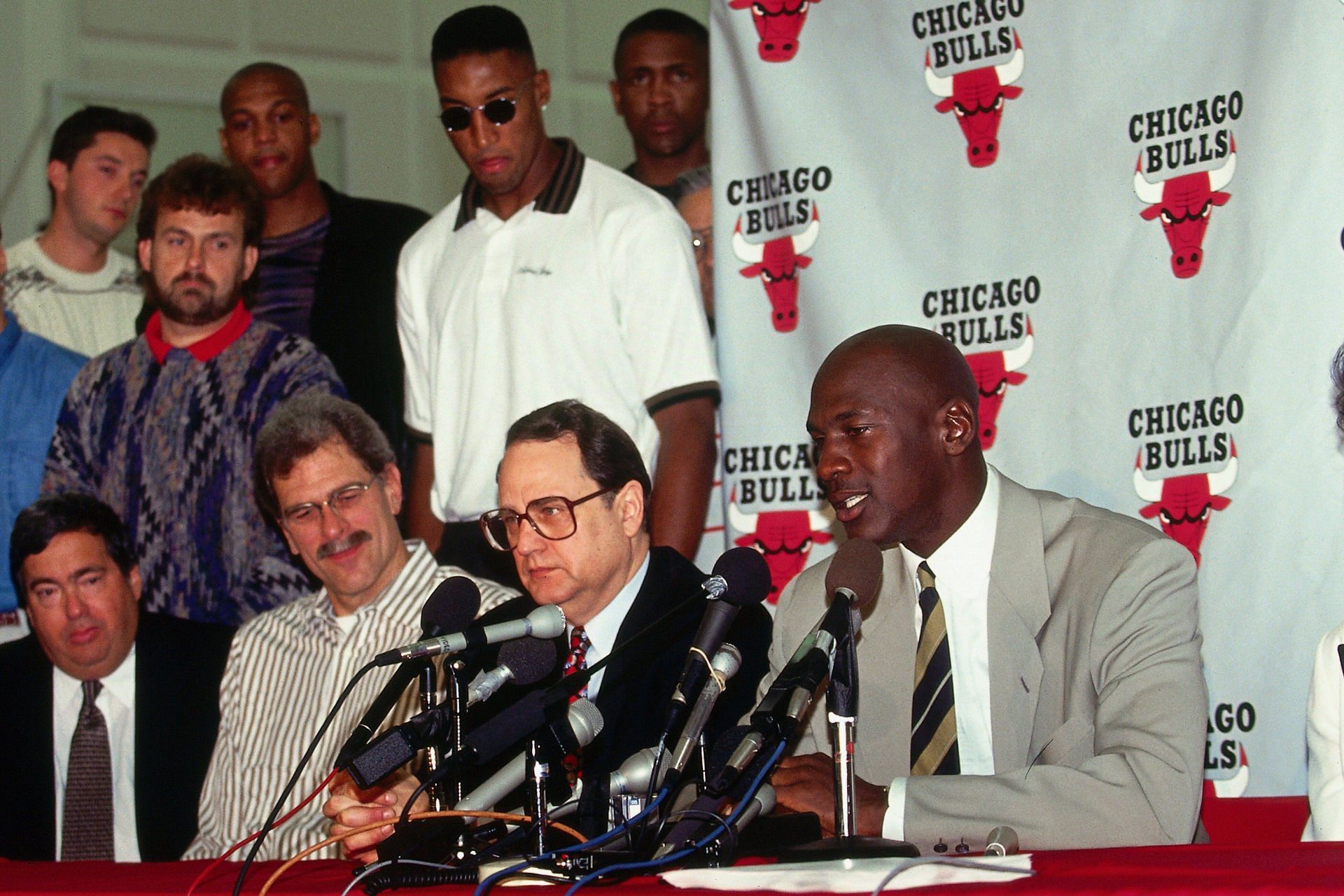 Michael Jordan stunned the basketball world when he announced his first retirement in 1993.