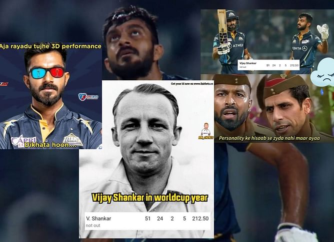 "3D glasses Inning"- Top 10 funny memes after GT's thumping victory against KKR in IPL 2023