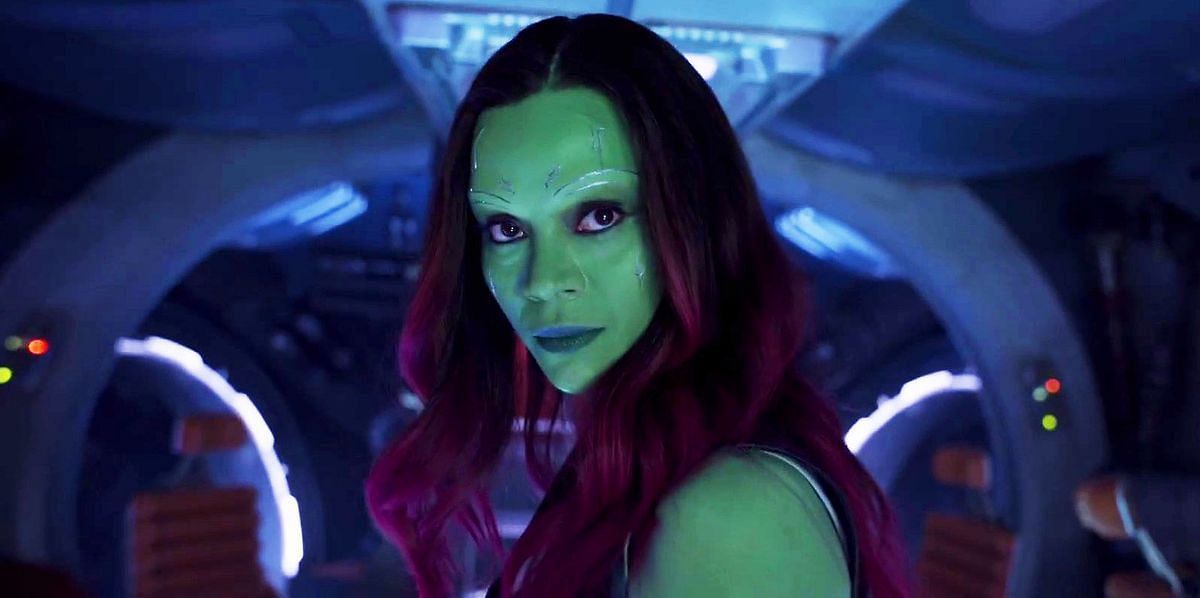 Zoe Saldana takes her final bow as Gamora, bidding farewell to the Marvel Cinematic Universe (Image via Marvel Studios)
