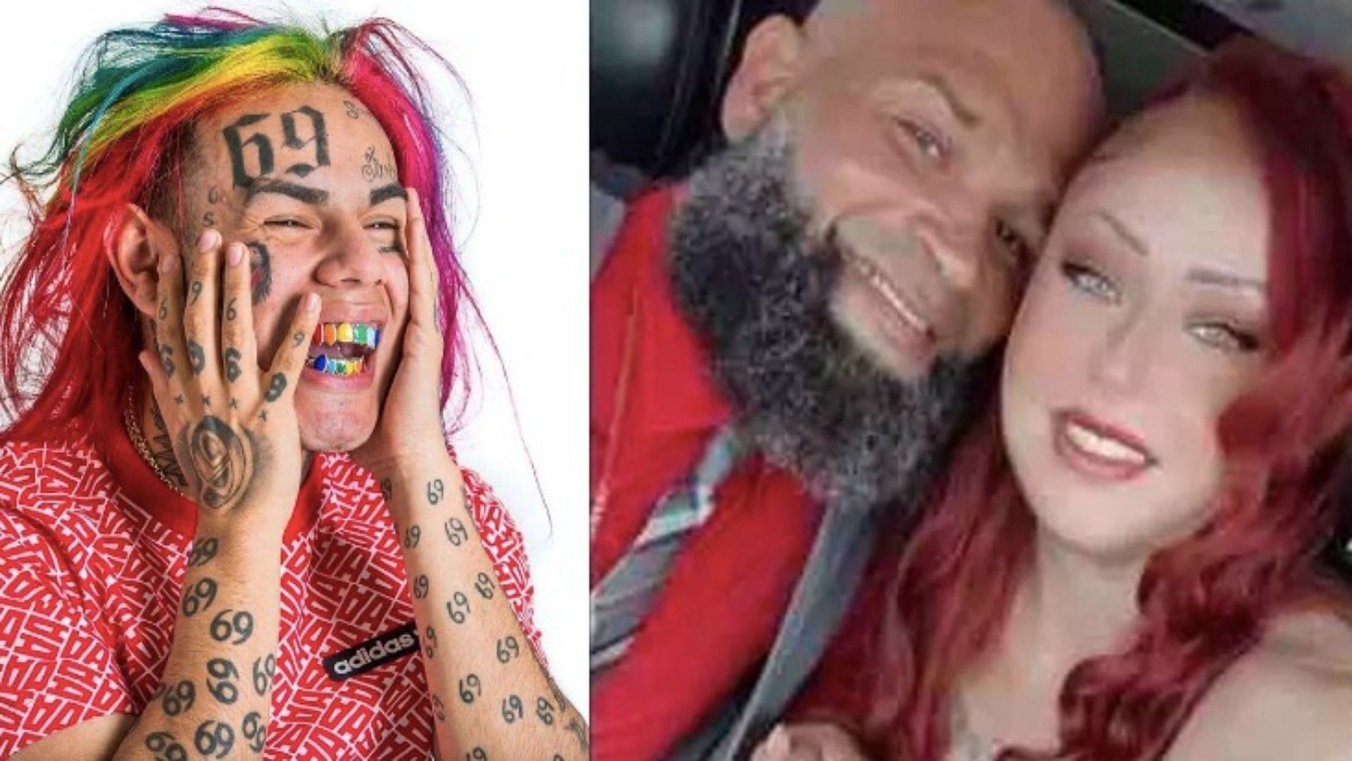 Rapper6ix9ine and Jaime Medina (Image via Poptime and GoFundMe)