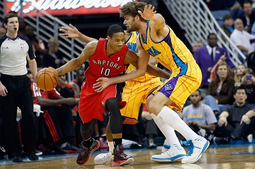 DeRozan played for the Raptors from 2009 to 2018. (Image via Getty Images)