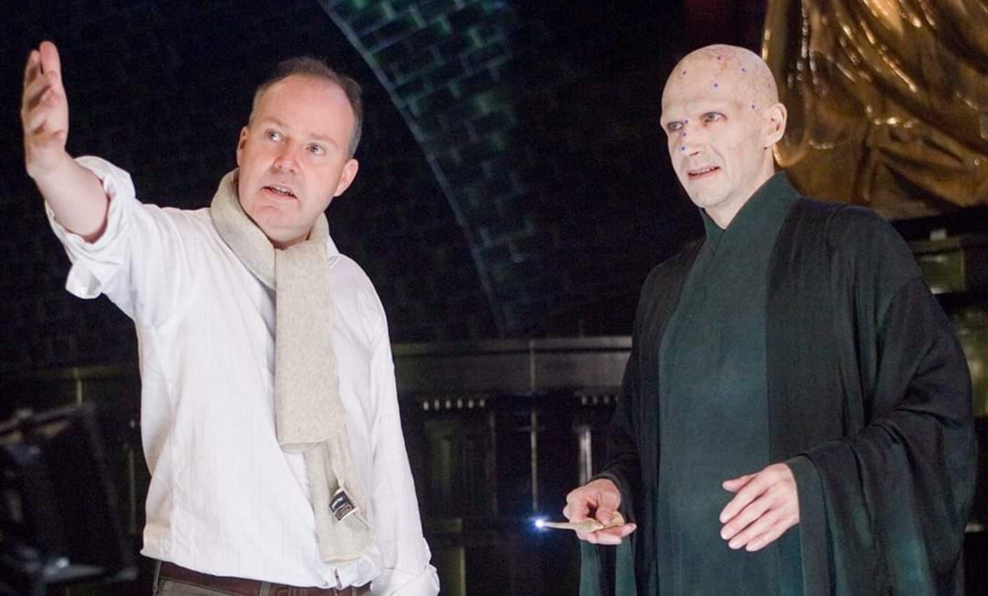 When did Ralph Fiennes begin playing Lord Voldemort in Harry Potter