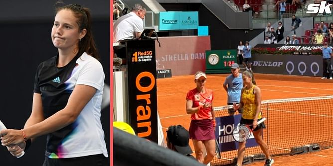 No handshakes between Daria Kasatkina & Lesia Tsurenko amidst Russia-Ukraine tensions, simple wave exchanged