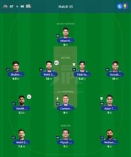 Best IPL 2023 Fantasy Team for IPL Match 34 - SRH vs DC