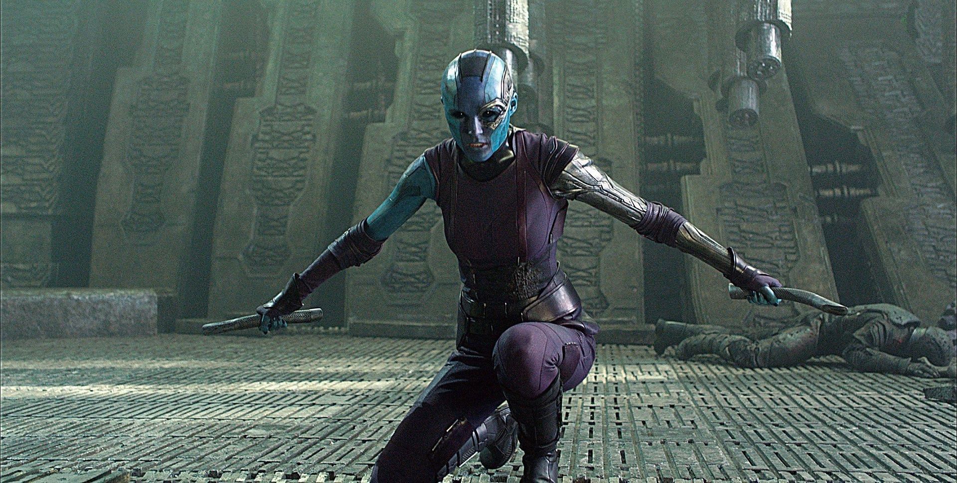 Nebula in Guardians of the Galaxy (Image via Marvel)