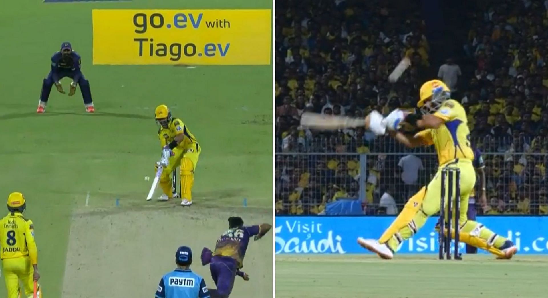 [Watch] CSK’s Ajinkya Rahane in SKY mode, nails scoop shot and uppercut ...