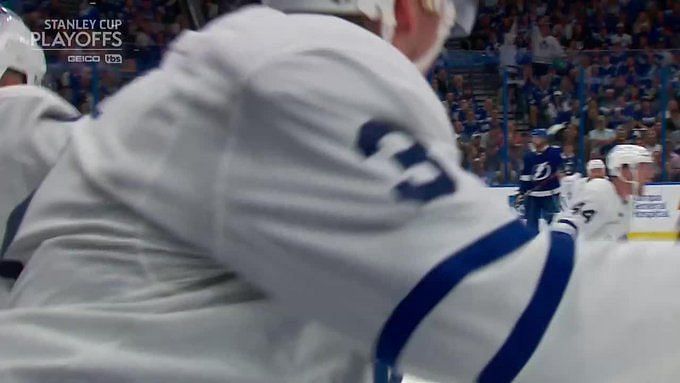 Morgan Rielly scored the first #StanleyCup Playoffs overtime goal by a  Maple Leafs defenseman in 20 years to propel Toronto to a 2-1 series…
