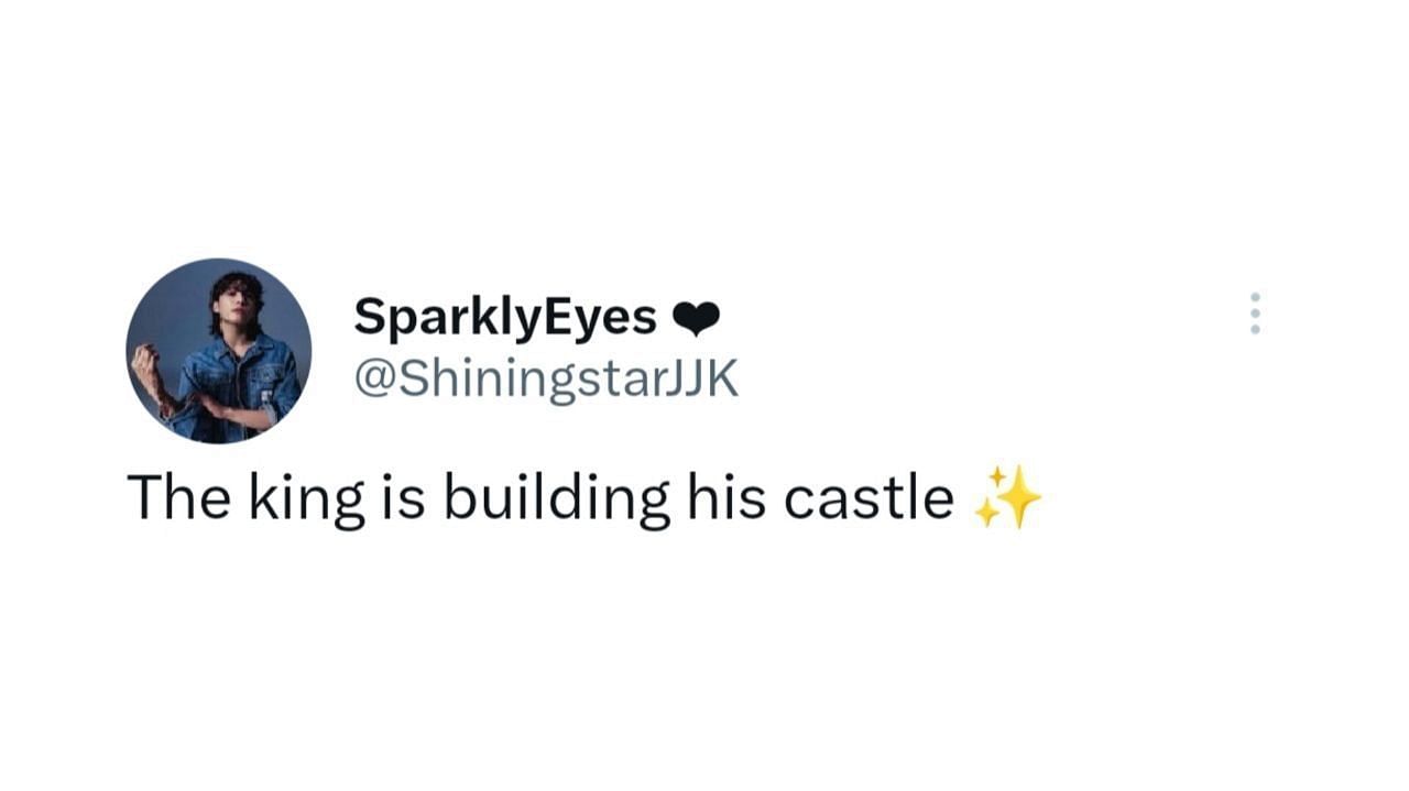 About BTS&#039; member building new mansion (Image via ShiningStarJJK @Twitter)