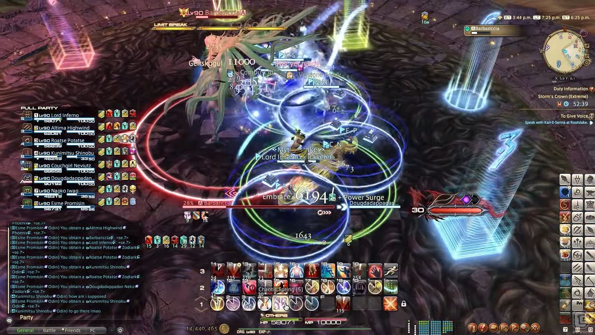 Final Fantasy XIV - Phase 5 battle (Image via Square Enix)