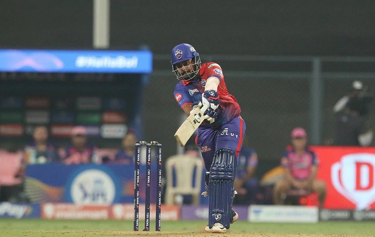 Prithvi Shaw in action for DC [IPLT20]