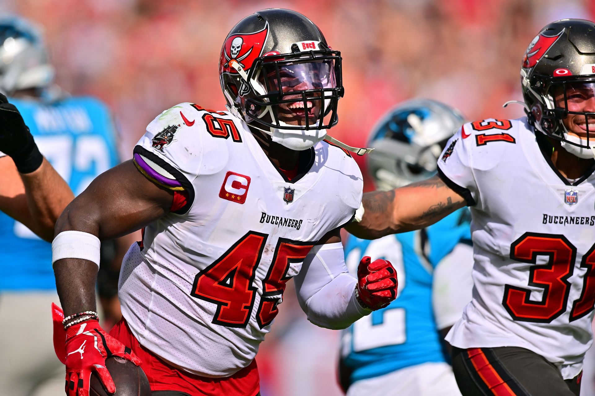 Devin White Carolina Panthers v Tampa Bay Buccaneers