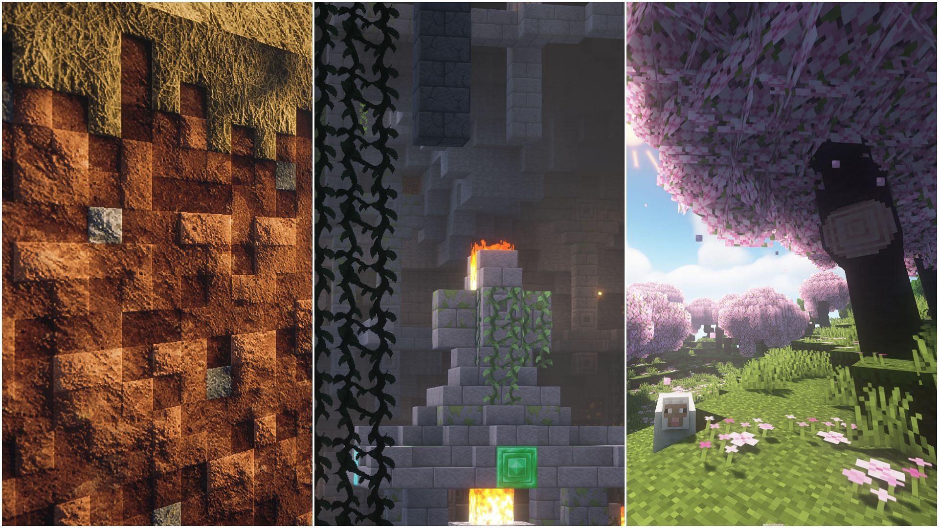 There are several resource packs that drastically improve graphics quality of Minecraft (Image via Sportskeeda) 