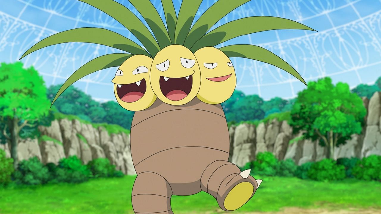 Exeggutor as it appears in the anime (Image via The Pokemon Company)