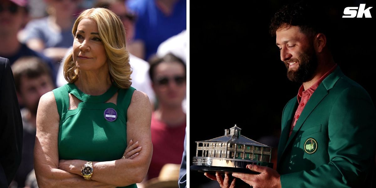 Chris Evert was emotional about Spanish golfer Jon Rahm