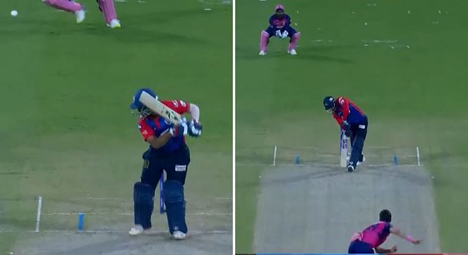 [Watch] Trent Boult's twin strike sends back Prithvi Shaw and Manish Pandey for ducks off consecutive deliveries in IPL 2023