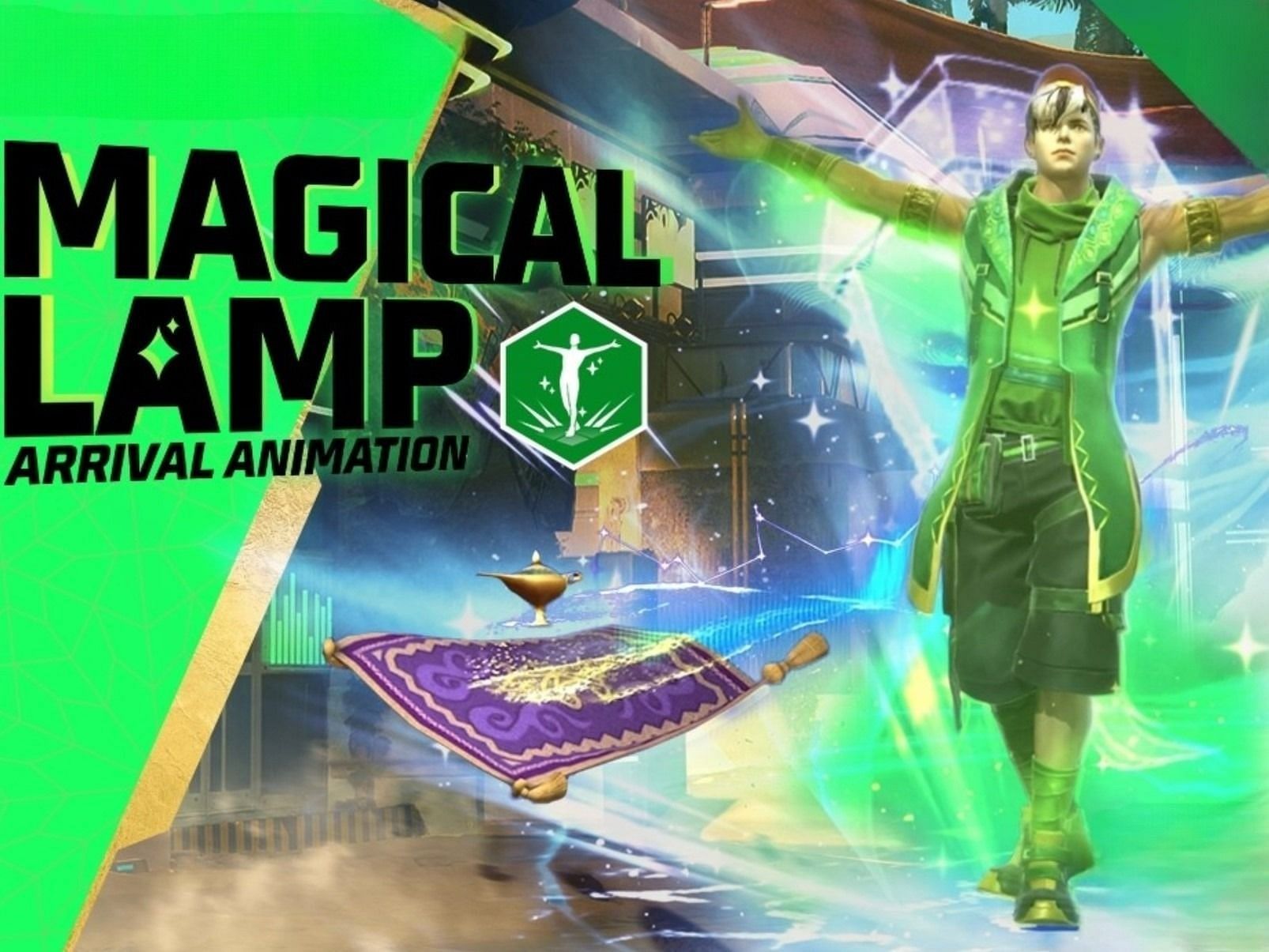 Magical Lamp arrival animation is available in the game (Image via Garena)