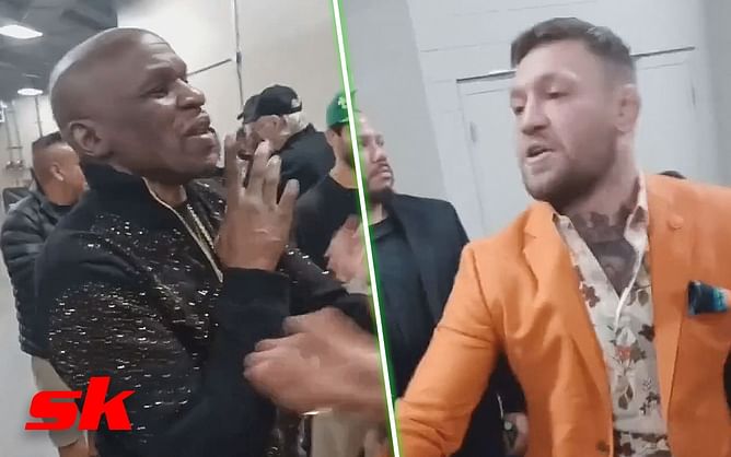 Conor McGregor bumps into Floyd Mayweather Sr. at backstage: Here's what went down at the confrontation