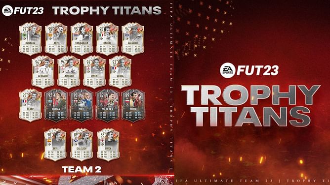 Trophy Titans Team 2 has been released in FIFA 23 Ultimate Team with boosted Ronaldo and Xavi leading the pack