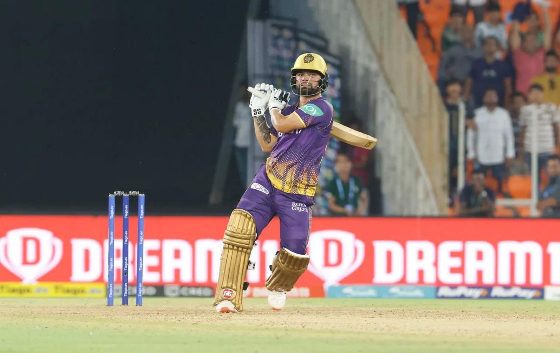 Rinku Singh did the unthinkable in the GT vs KKR match on Sunday. (Pic: IPLT20.comP