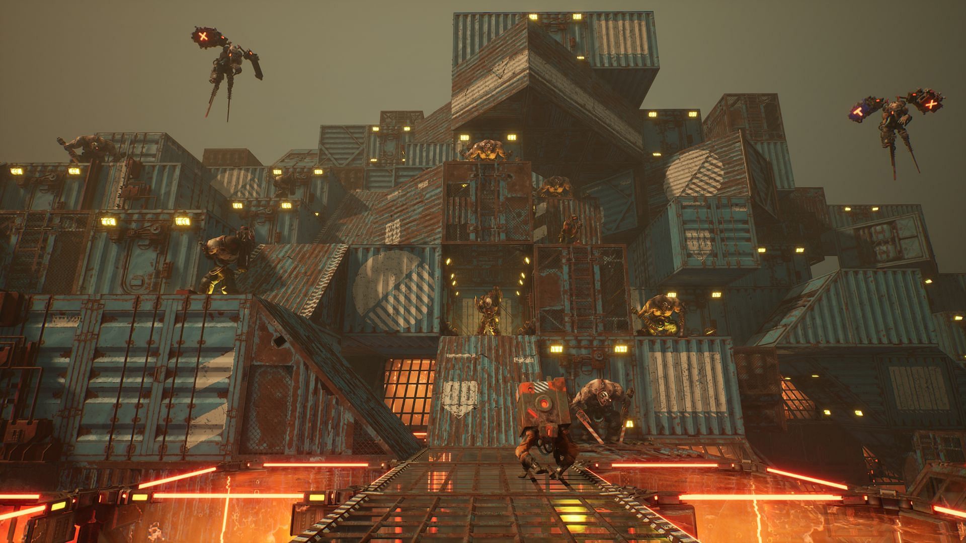 User-made levels in Meet Your Maker can be really creative (Image via Behaviour Interactive)