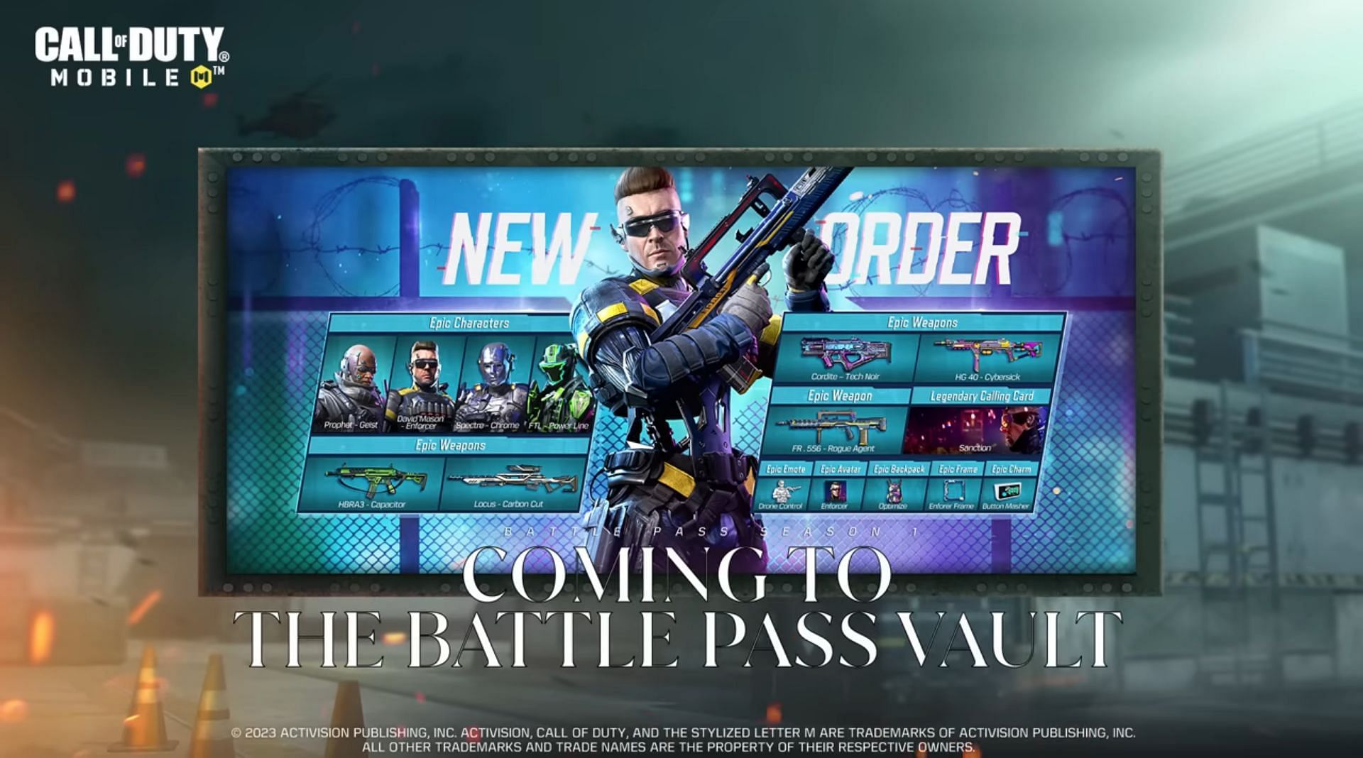 Call of Duty Mobile Season 1 (2021): New Order items have been added to BP Vault in Season 4 (Image via Activision)