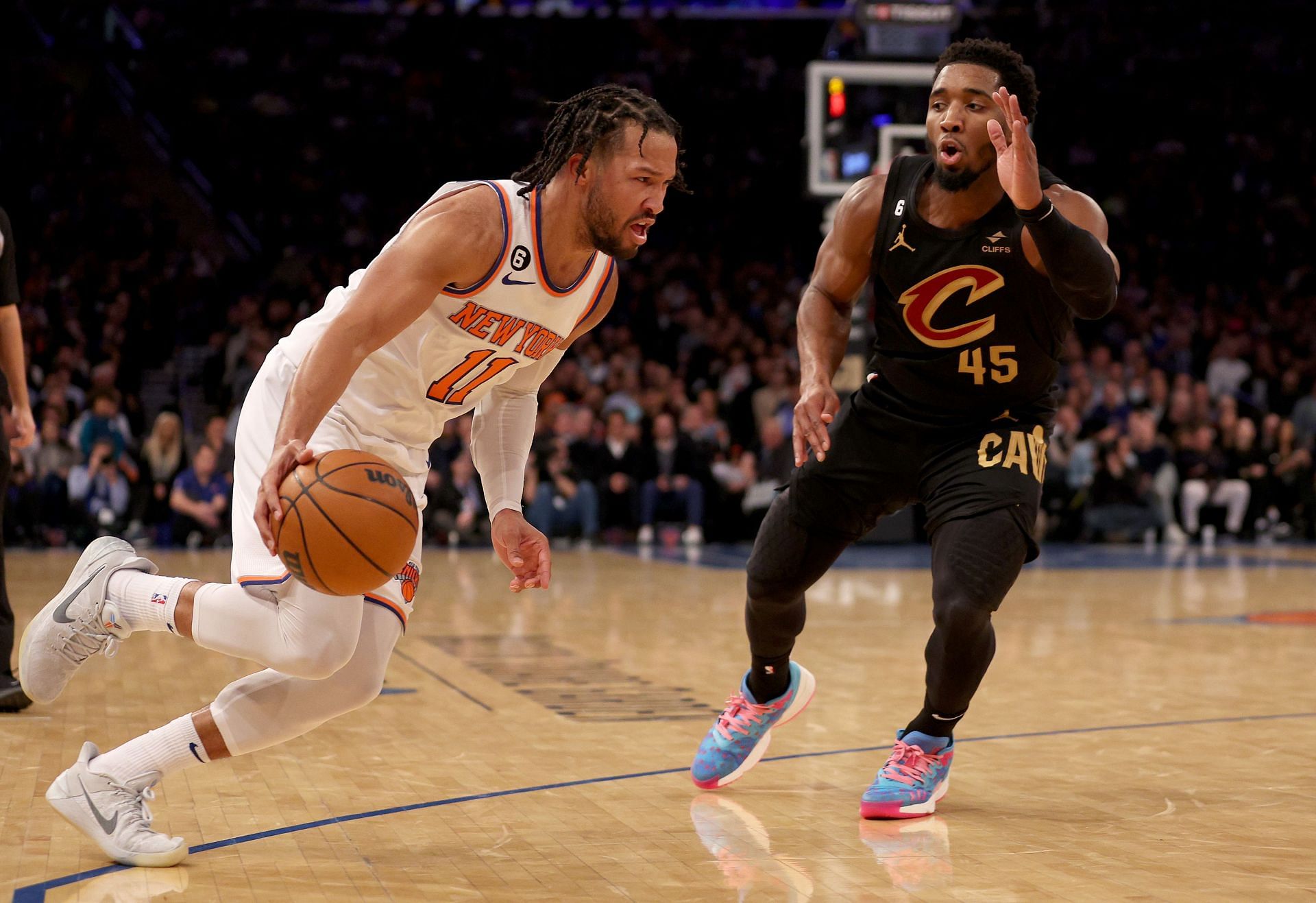 The Cavaliers and the Knicks will meet in the Eastern Conference playoffs (Image via Getty Images)