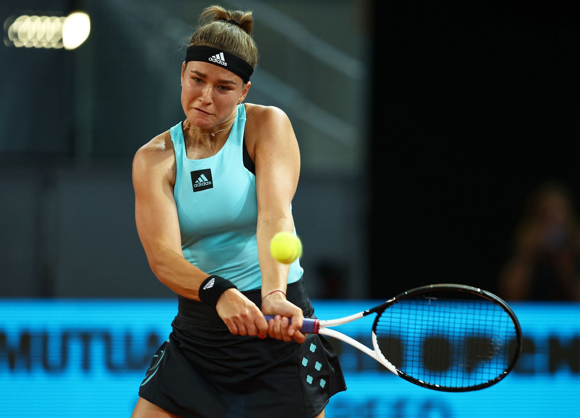 Karolina Muchova at the 2022 Madrid Open