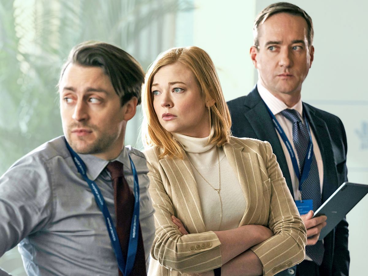 A still from Succession (Image via HBO)