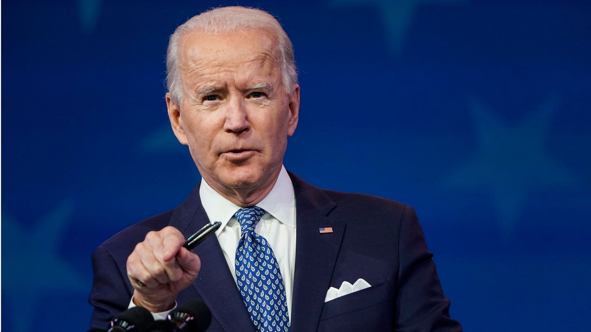 Joe Biden. (Photo via Joshua Roberts/Getty)