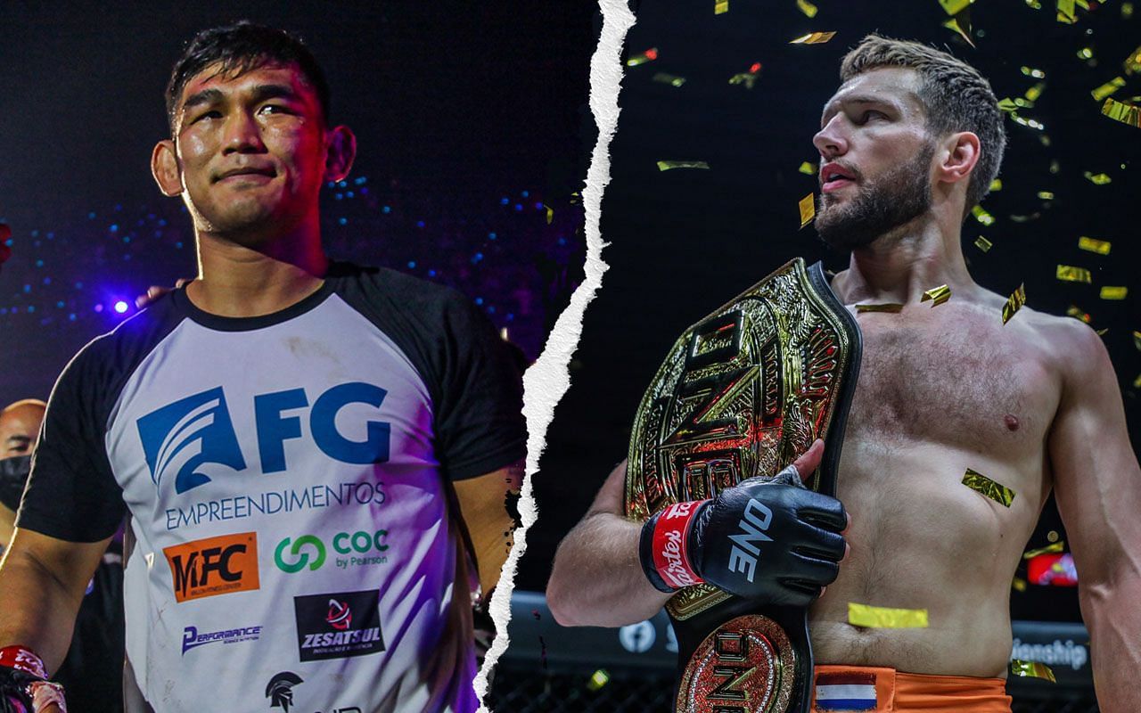 Aung La N Sang (L) and Reinier de Ridder (R) | Photo by ONE Championship