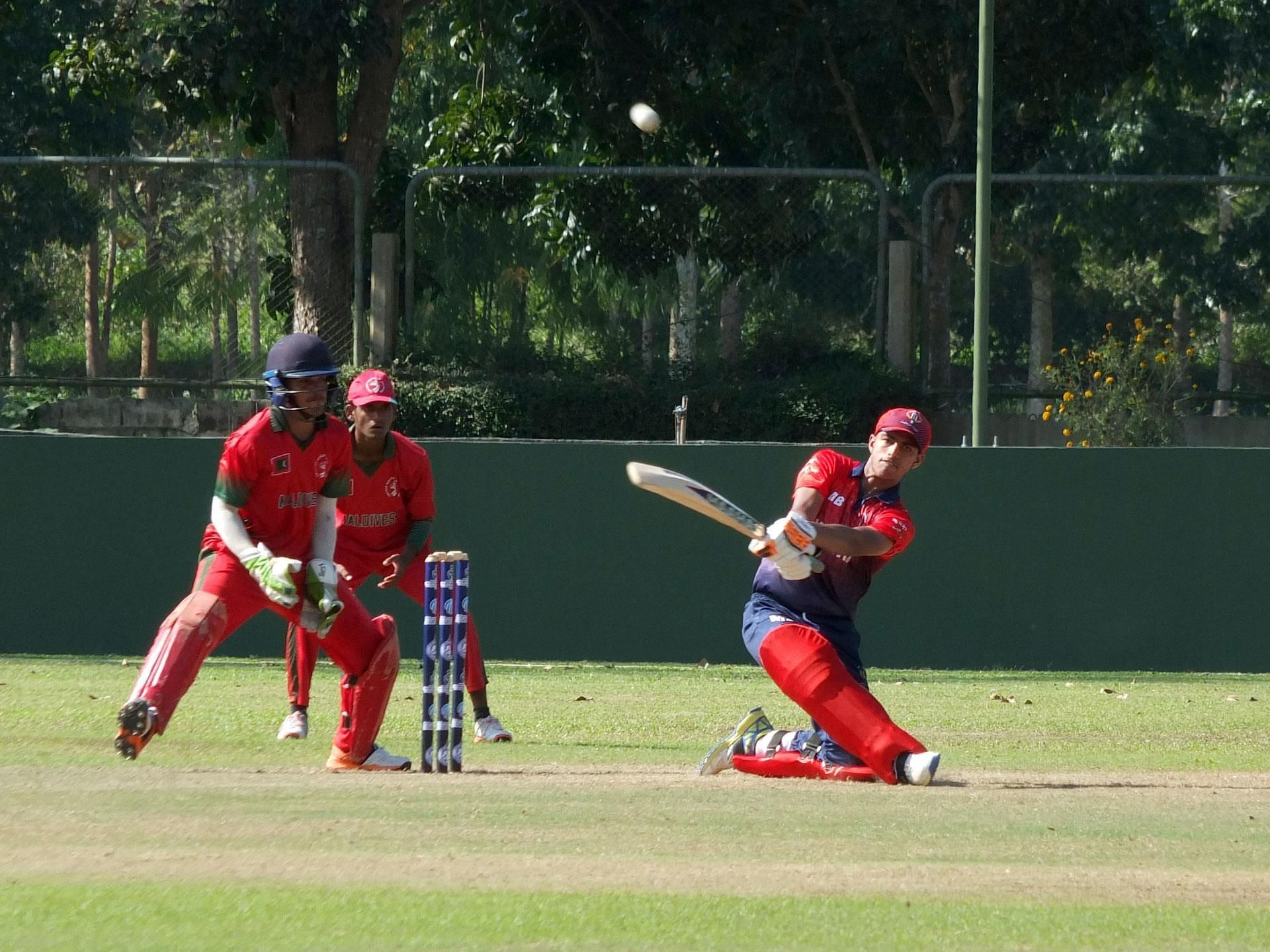 Meet Bhavsar in action (Image Credits: ICC Cricket)