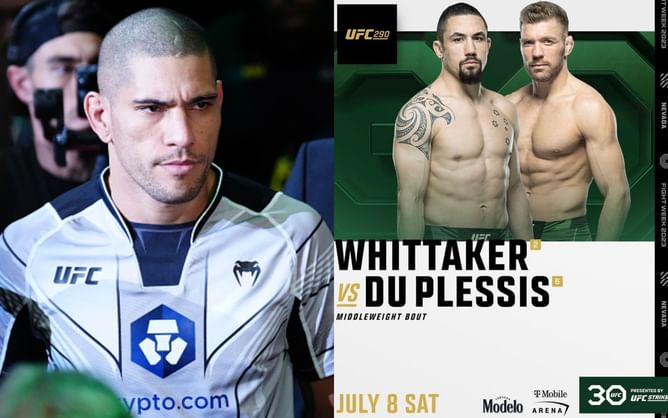 Alex Pereira shares his pick for Robert Whittaker vs Dricus du Plessis