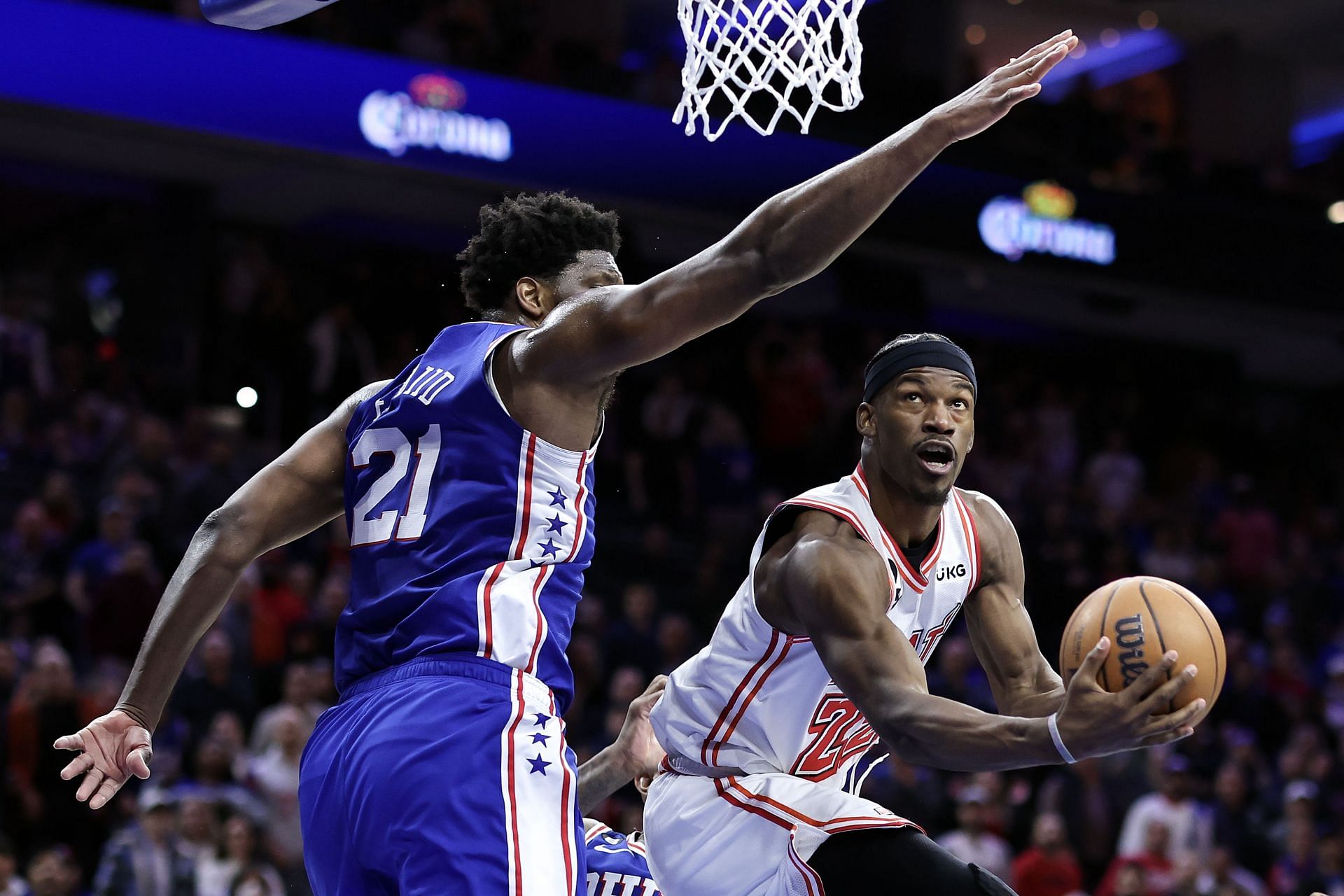 Joel Embiid and Jimmy Butler could end up facing each other in the Eastern Conference finals.