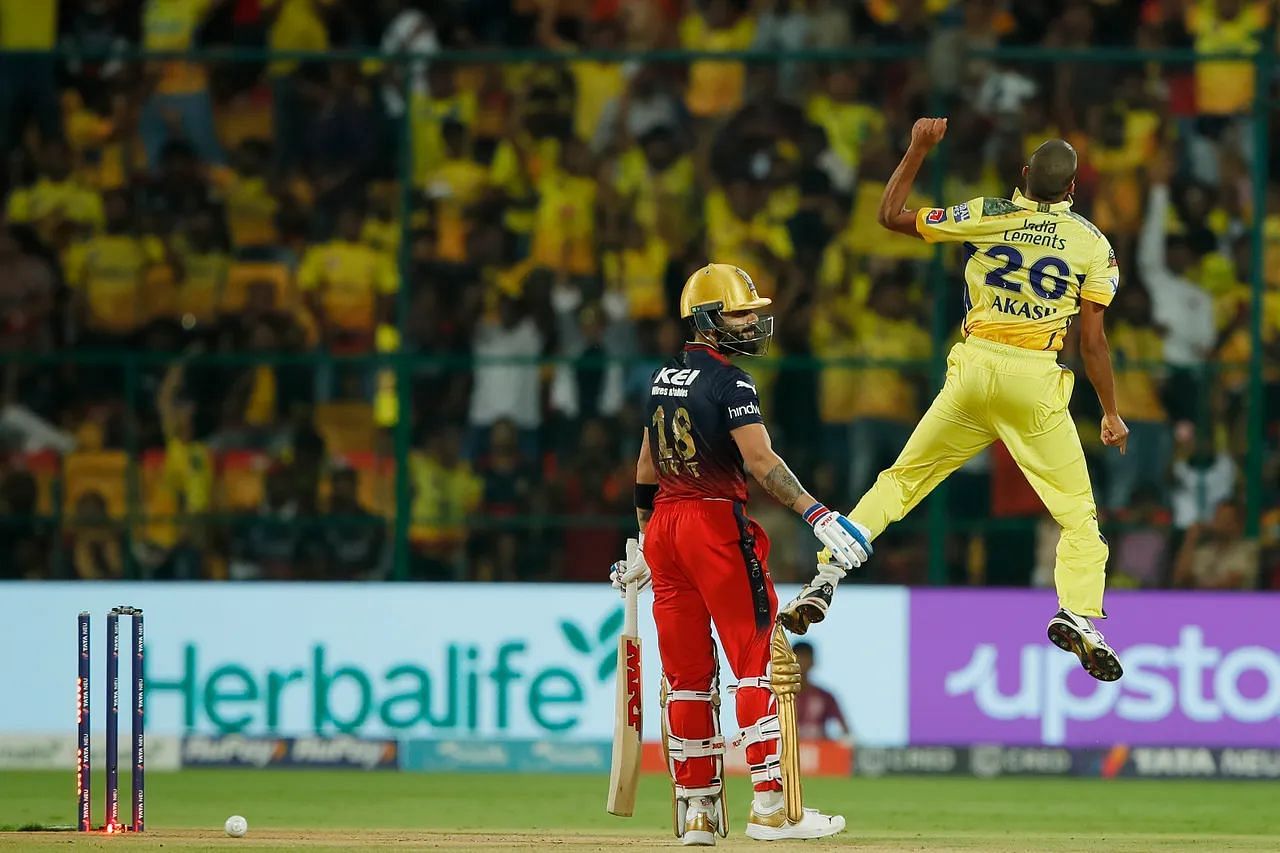 Virat Kohli was dismissed by a left-arm pacer in his last IPL 2023 match (Image Courtesy: IPLT20.com)