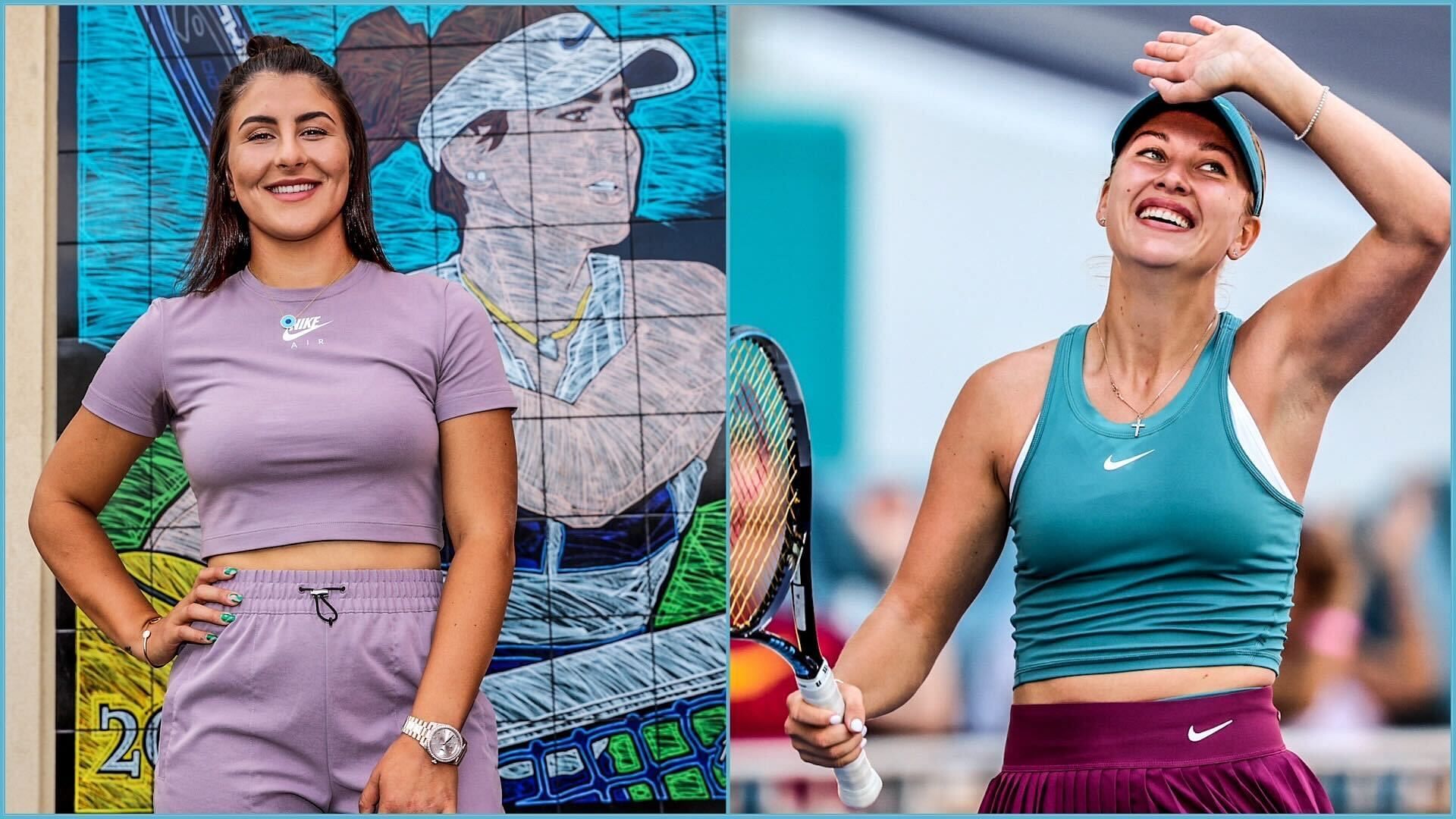 Bianca Andreescu reacts to Anastasia Potapova reaching Stuttgart Open SF
