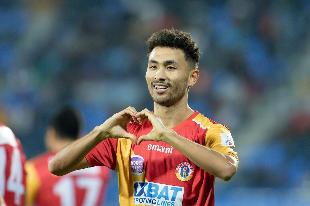 Mahesh scored a brace today (Image courtesy: ISL Media)