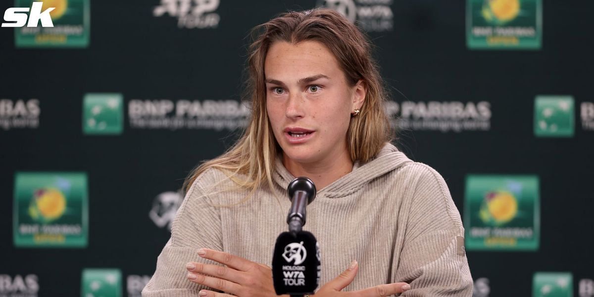 Aryna Sabalenka was at the receiving end of criticism from tennis fans.