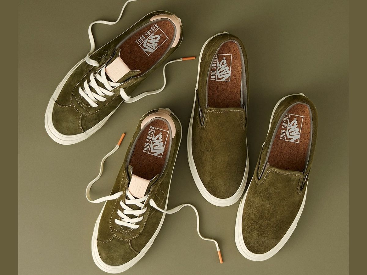 Vans x Todd Snyder The Dirty Martini sneaker pack (Image via Vans)