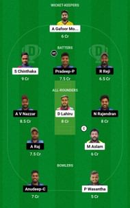 CECC vs AEC Dream11 Prediction Team, Grand League