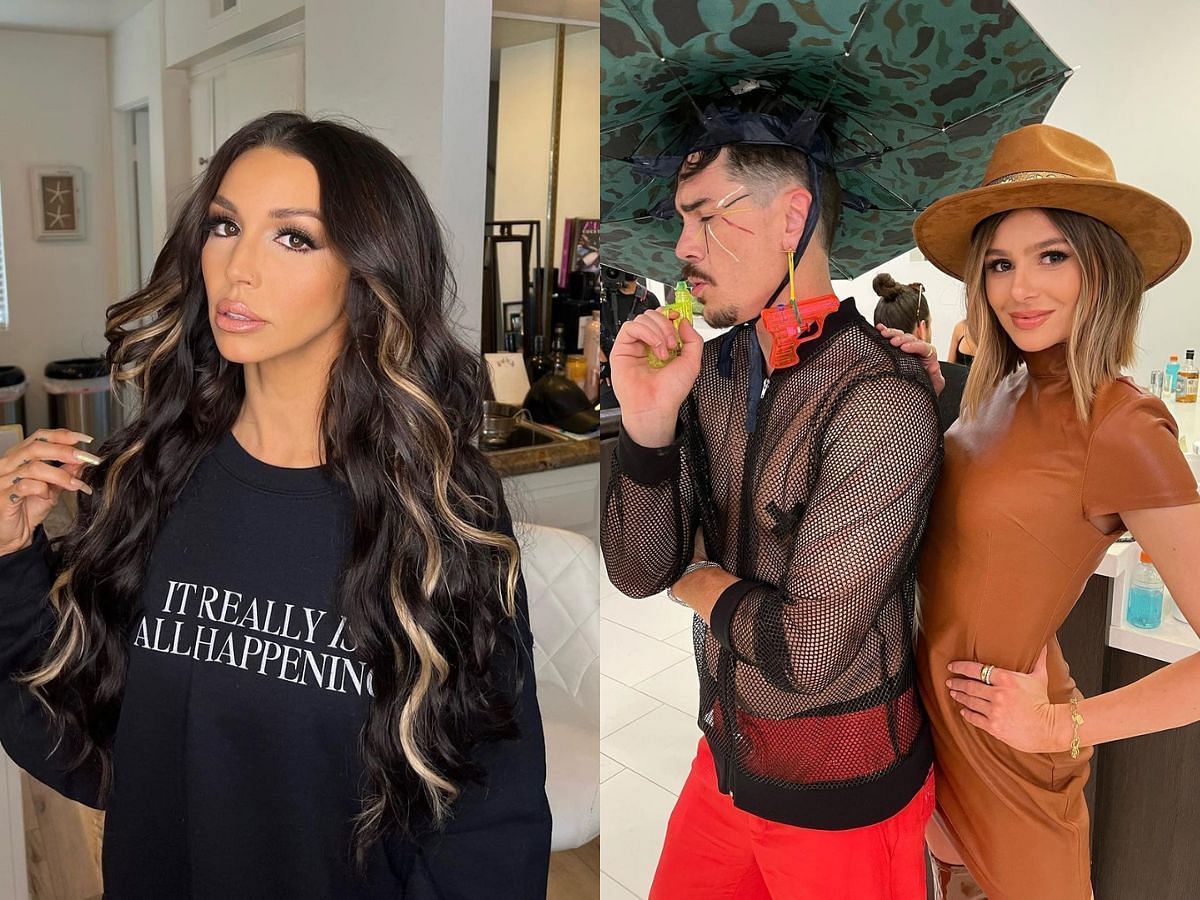 Vanderpump Rules stars Scheana Shay [left], and Tom Sandoval-Raquel Leviss [right]