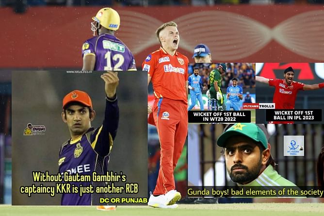 KKR vs PBKS memes, IPL 2023: Top 10 funny memes from today's match