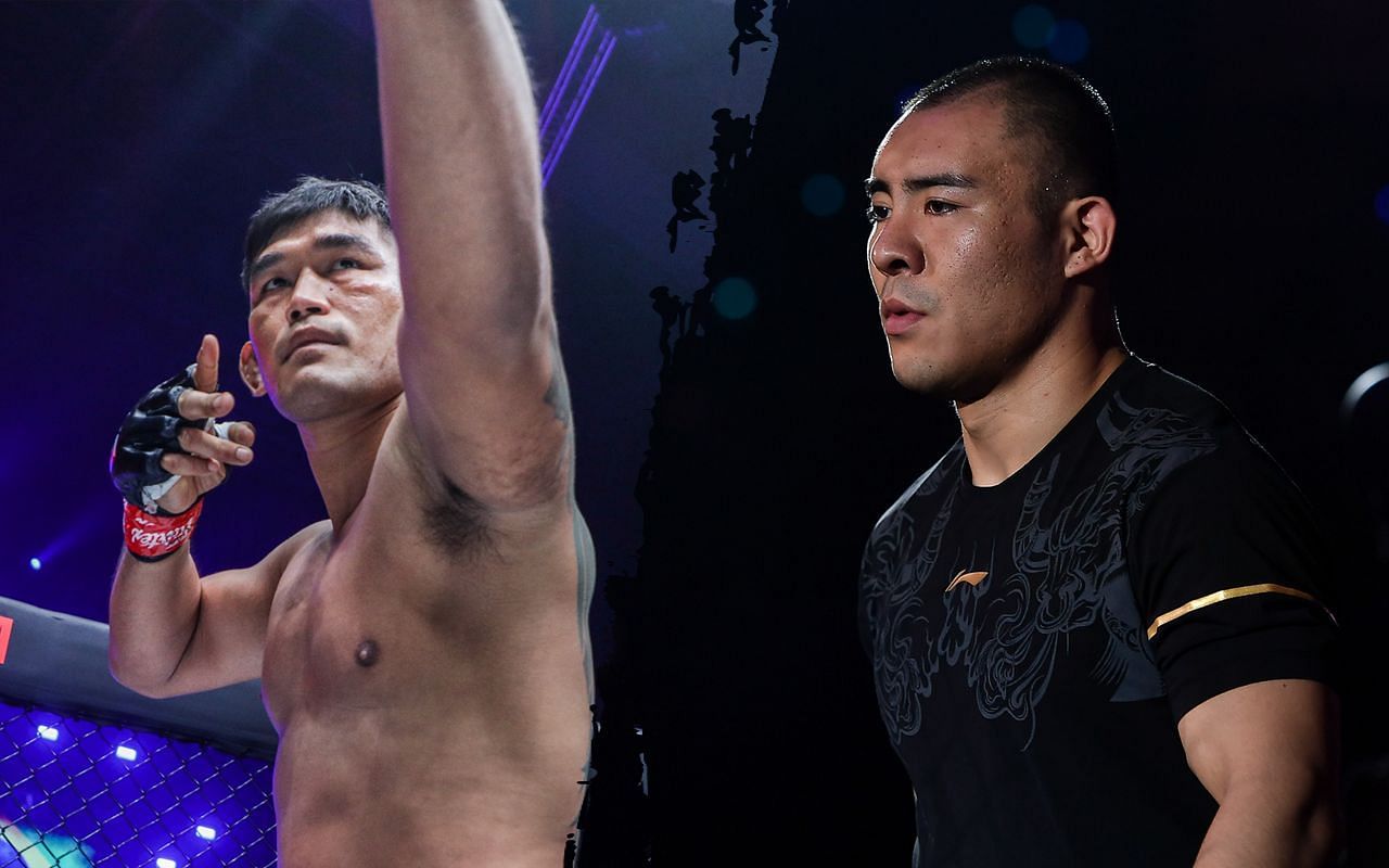 (left) Aung La N Sang and (right) Fan Rong [Credit: ONE Championship]