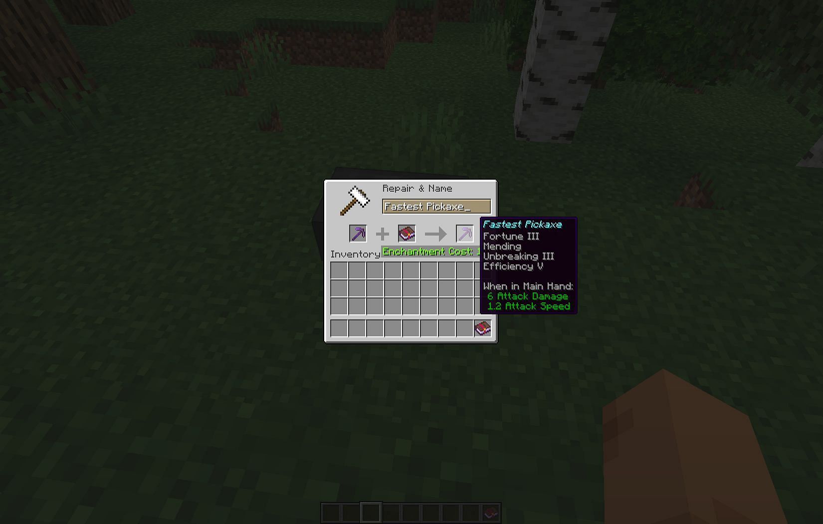 Adding enchantments (Image via Mojang)