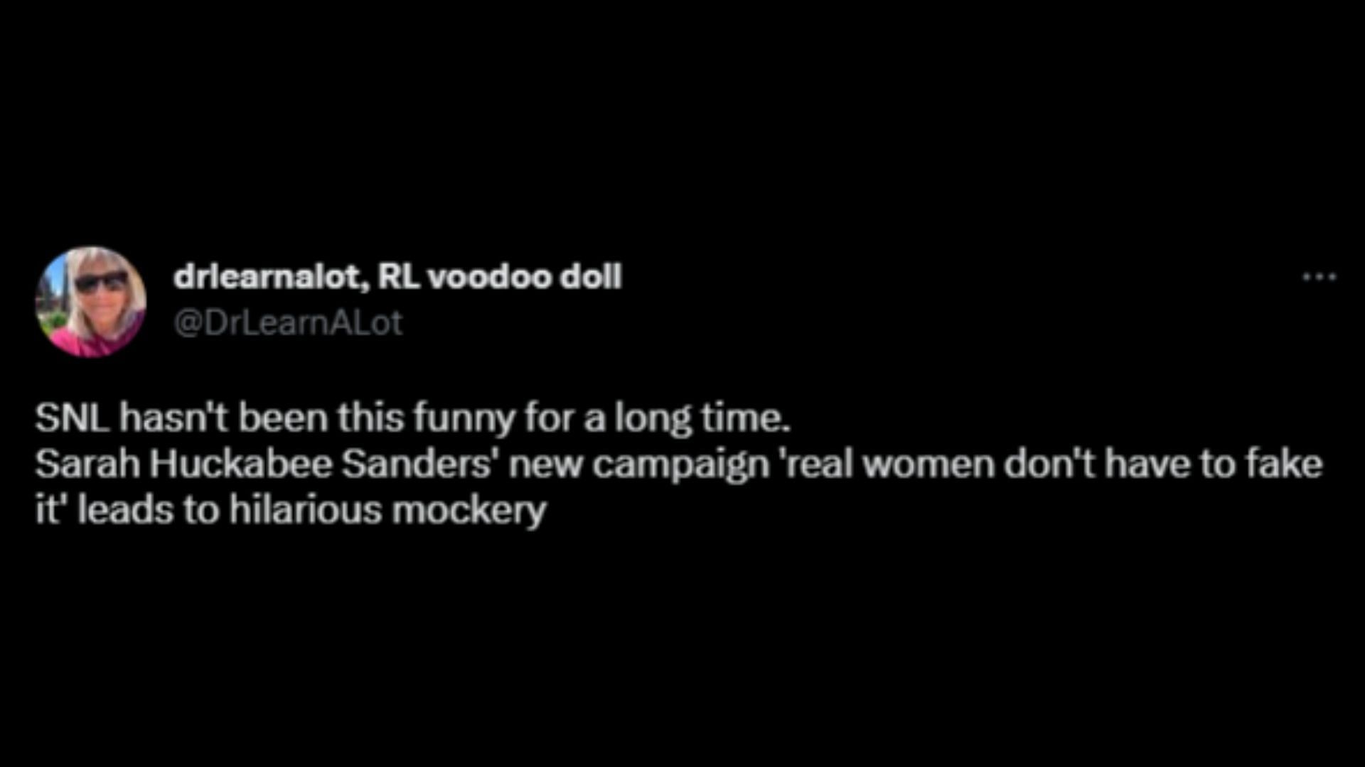 Screenshot of a Twitter user remarking on Sanders&rsquo;s new ad. (Image via Twitter/@RawStory)