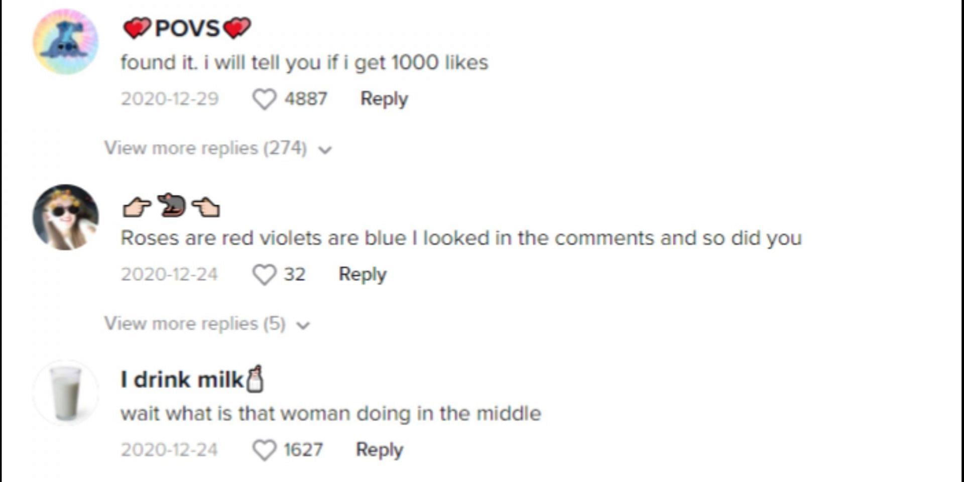 TikTok users react to the hidden object game. (Image via TikTok/@stepdaddavid)