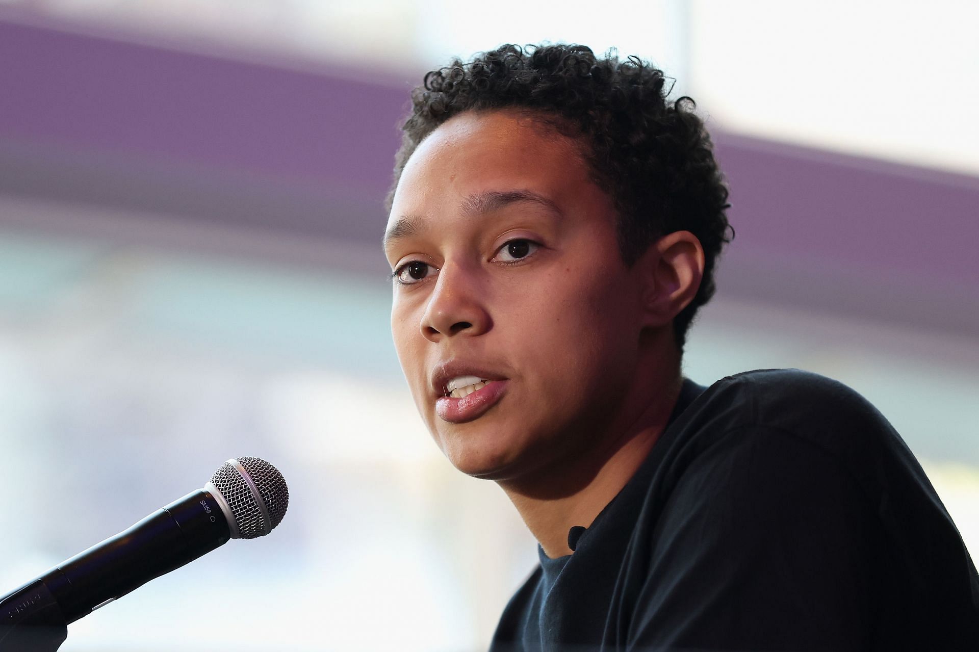 Phoenix Mercury Press Conference And Mural Unveiling With Brittney Griner