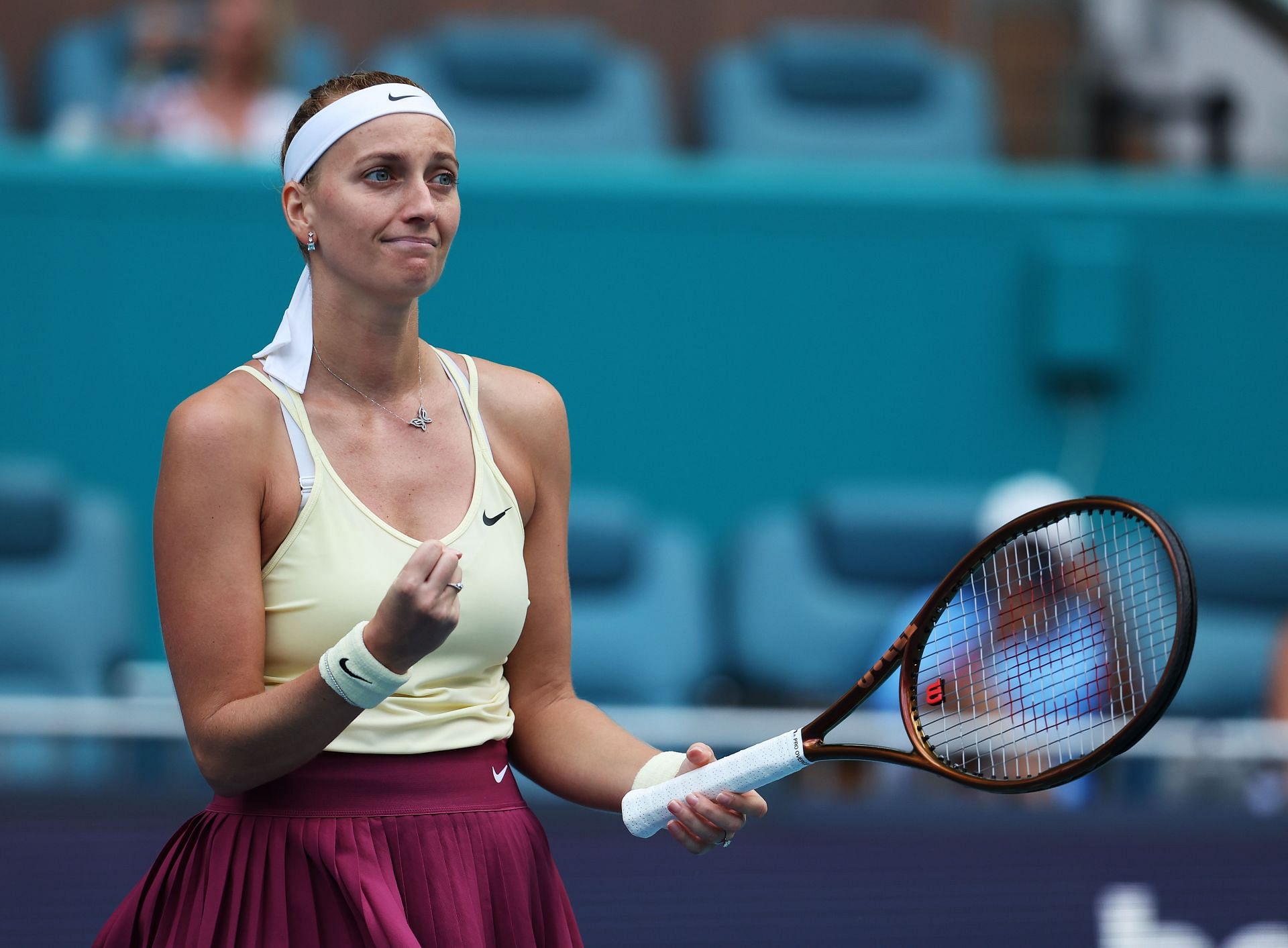 Petra Kvitova at the 2023 Miami Open